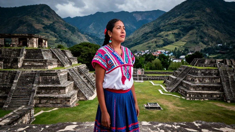 Cultura Mixteca: Historia, Ubicación y Características Clave 9 Artisan Mixteca en ruinas mexicanas, estilo fotorealista
