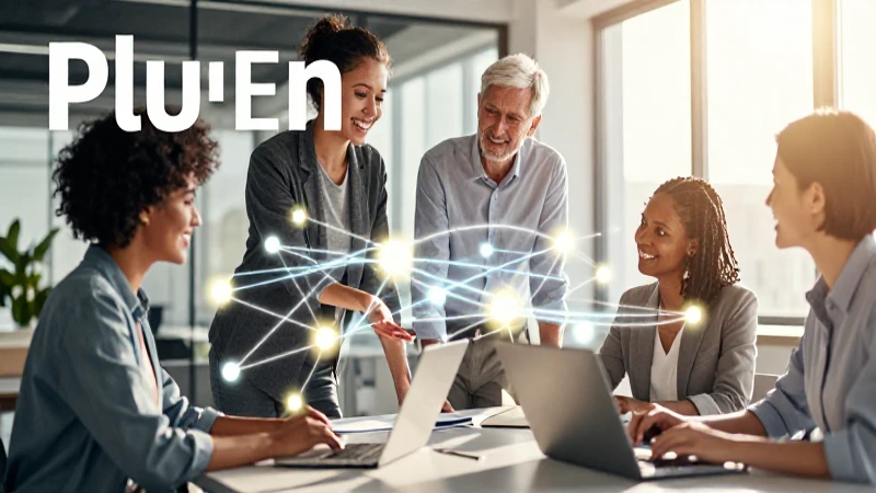 Profesionales colaborando en una sinergia de oficinas moderna
