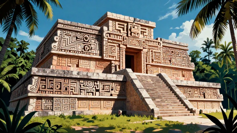 Arte mesoamericano monumental y vibrante