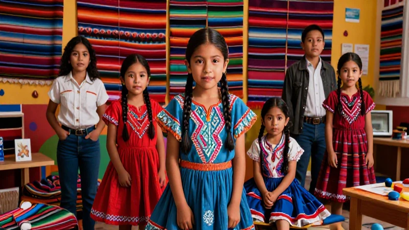 Cultura y identidad: concepto, elementos y ejemplos clave 6 Niños mexicanos con estilo vibrante en revista educativa