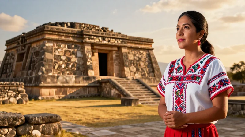 Cultura zapoteca: Resumen, características y aportes clave 8 Educador moderno en Monte Albán