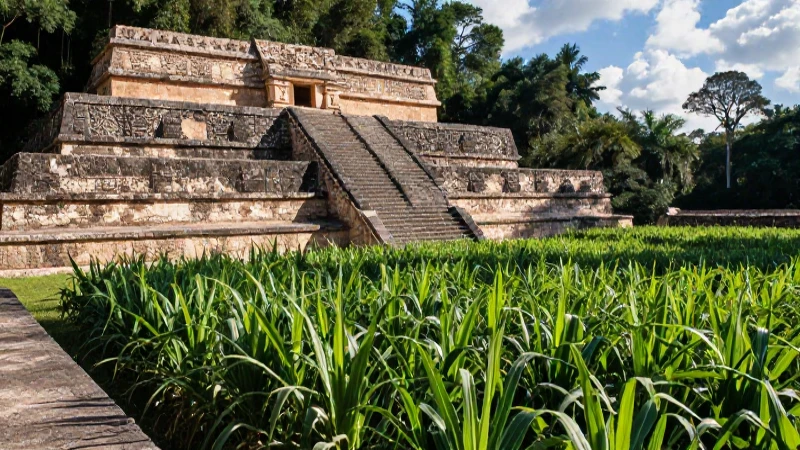 Legado Maya: terrazas, maíz vibrante y agricultura