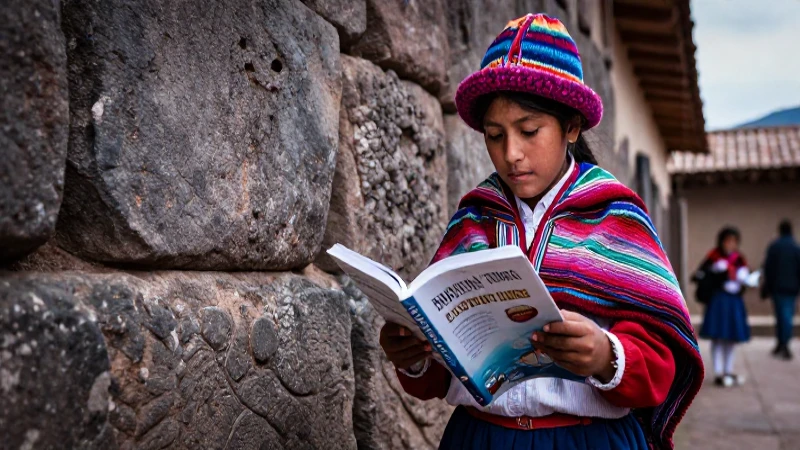 Joven andino estudia tradición e historia