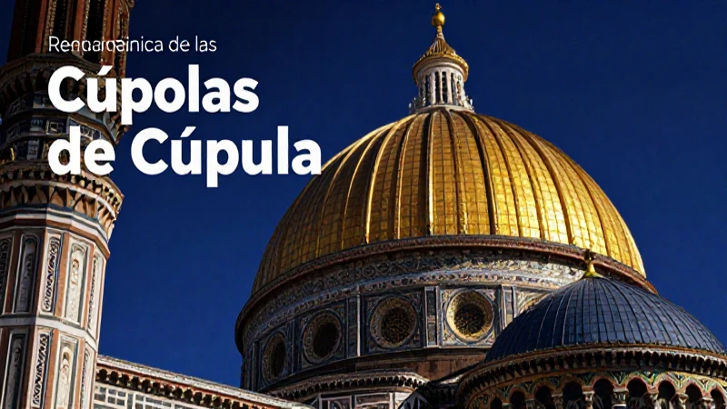 Las cúpulas son arte arquitectónico majestuoso