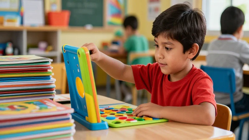 Estudiante mexicano aprende con recursos vibrantes