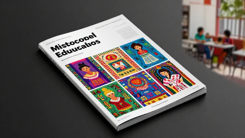 Educador profesional con diseño de revista mexicana