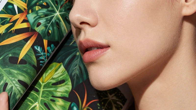 Cutis: Definición, Tipos y Conceptos Esenciales Explicados 8 Piel radiante y naturaleza en un diseño de revista