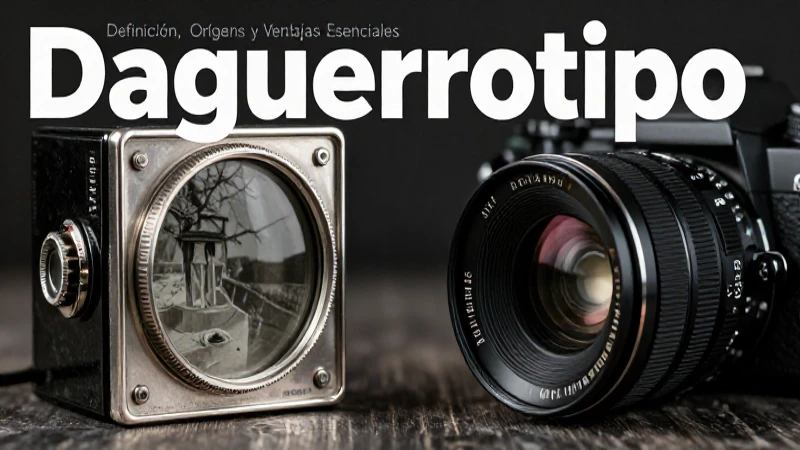 Daguerrotipo: Definición, Orígenes y Ventajas Esenciales 8 Contraste entre Daguerrotipo y cámara moderna