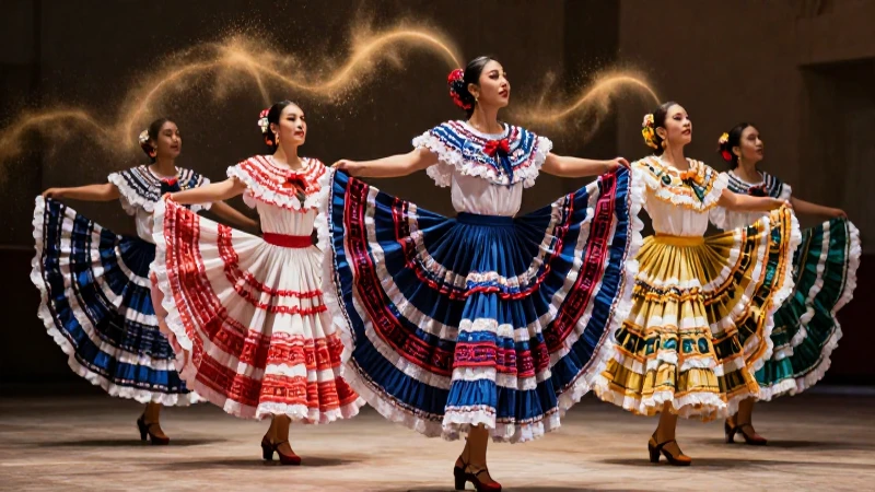 Danza: Concepto, origen, características y elementos clave 5 Bailes tradicionales mexicanos vibrantes en un estilo artístico pulido