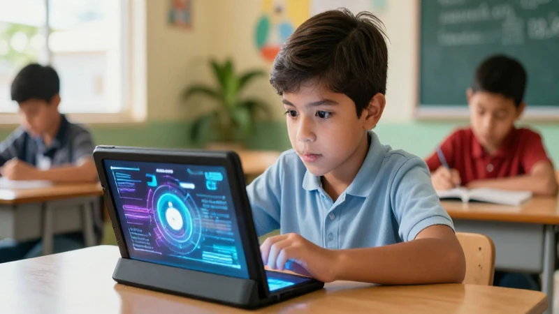 Estudiante mexicano aprende con tablet holográfica e innovación