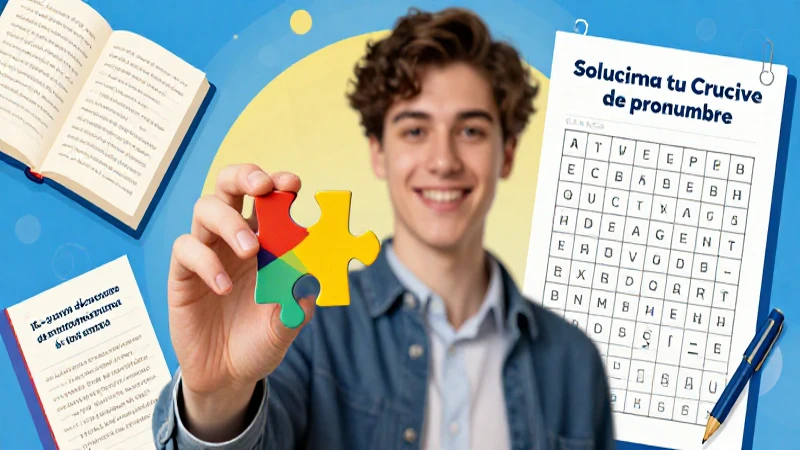 Aprende pronombres de dativo con este crucigrama académico