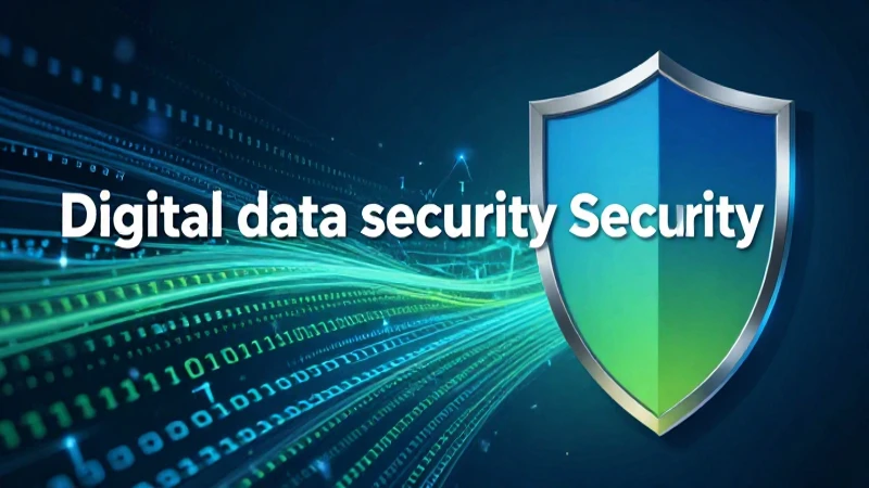 Datos: Qué es, definición, formas y su uso en informática 7 Escudo digital de datos con estética profesional moderna