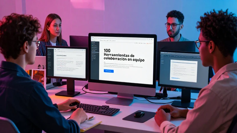 Herramientas colaborativas digitales para equipos profesionales