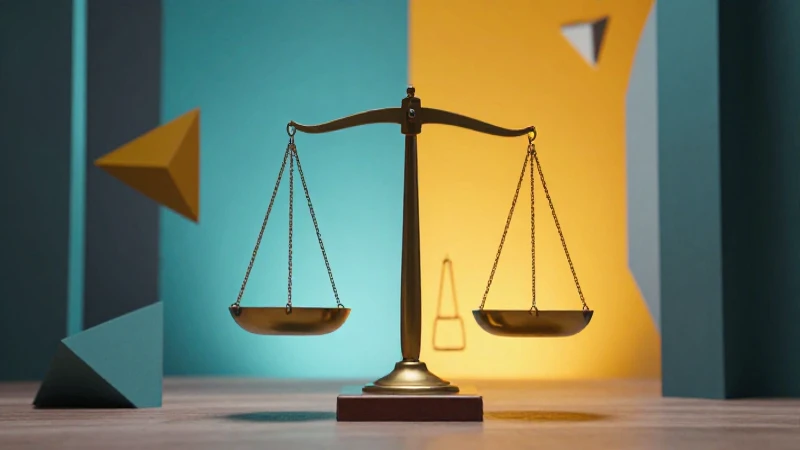 Abstracción legal moderna con simetría y estilo premium