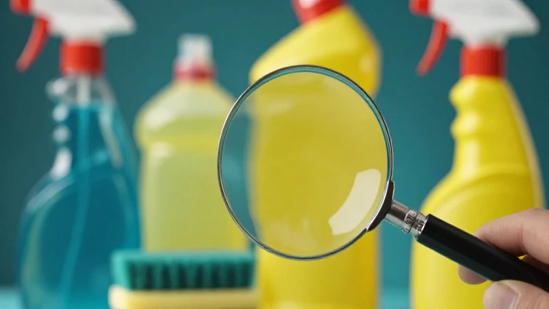 Productos de limpieza modernos, macro y vívido