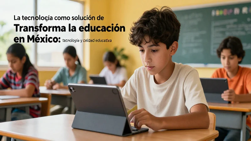 Tecnología transforma la educación mexicana