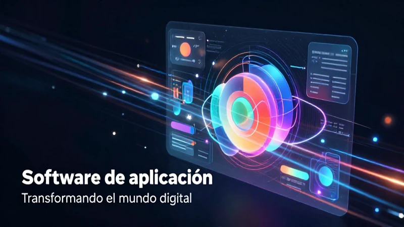 Diseño futurista de software de aplicaciones