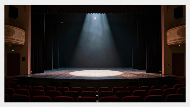 Escenario elegante bañado en luz dramática