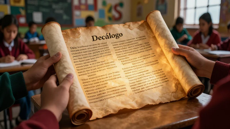 Decálogo: Qué es, concepto, historia y ejemplos explicados 5 El decálogo perdura como guía esencial hoy