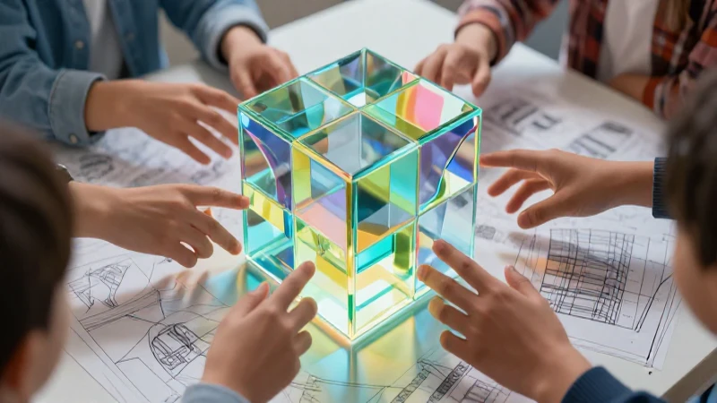 Aprende todo sobre el decímetro cúbico: definición, fórmula y ejemplos 3 Visualización educativa del decímetro cúbico en 3D