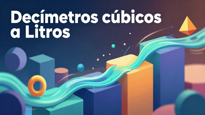 Herramientas para convertir decímetros cúbicos a litros rápido