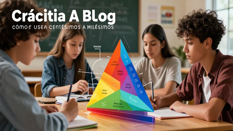 Práctica de decimales con estilo educativo moderno