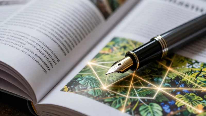 Revista académica detallada y elegante con luz cinematográfica