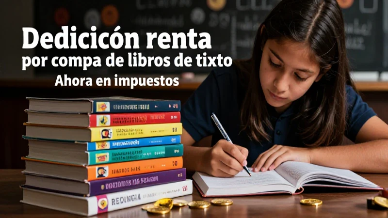 Libros escolares deducibles: Ahorra impuestos estudiantiles