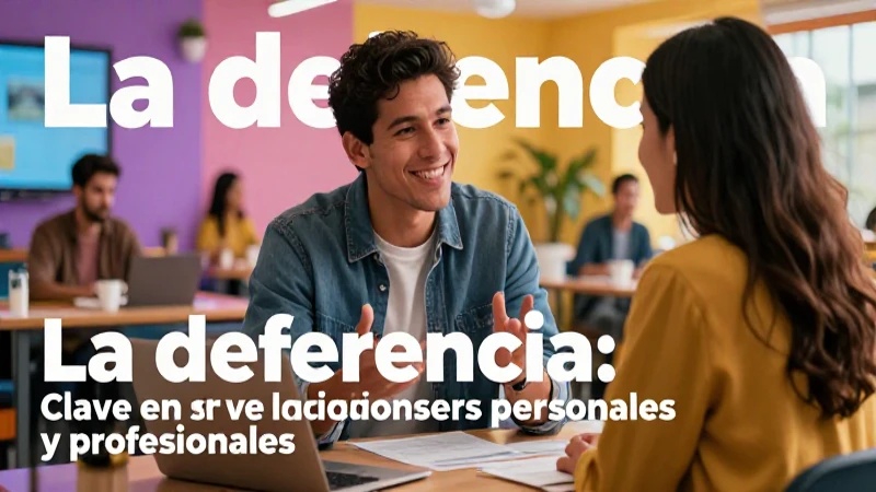 Deferencia clave para relaciones personales