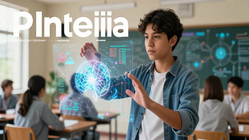 Estudiante mexicano interactúa con red neuronal holográfica