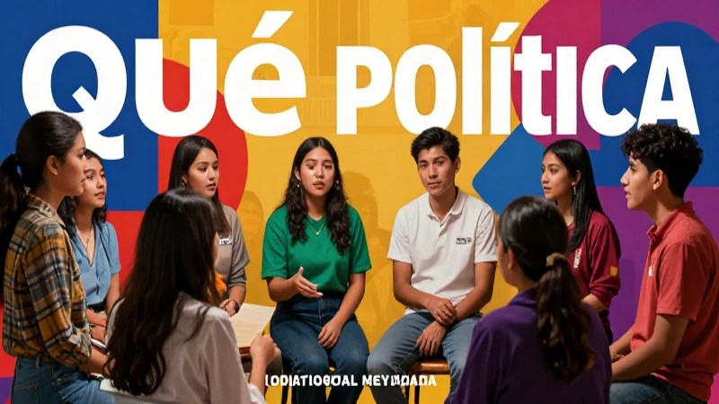 Jóvenes mexicanos debaten democracia, educando la sociedad