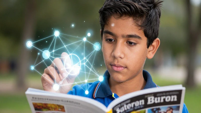 Joven mexicano estudia conceptos brillantes con enfoque