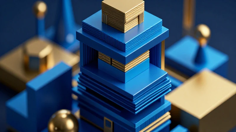 Diseño geométrico abstracto, vibrante y profesional
