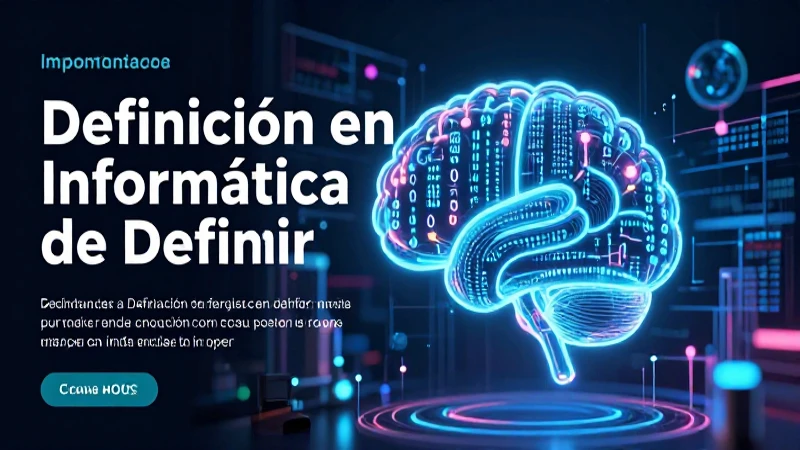 Definir: Concepto y Definición en Informática Explicados 3 Conceptos y definiciones clave de la informática
