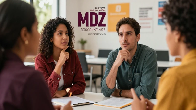 Gente diversa colaborando en educación moderna
