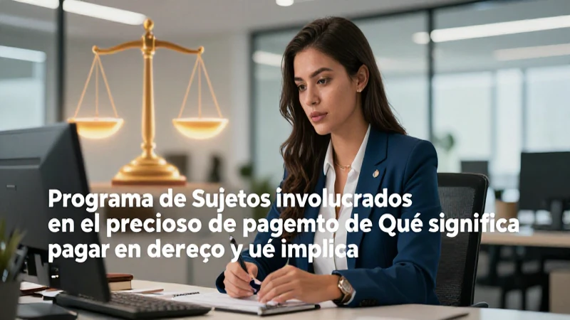 Abogado moderno y justo en un entorno dinámico