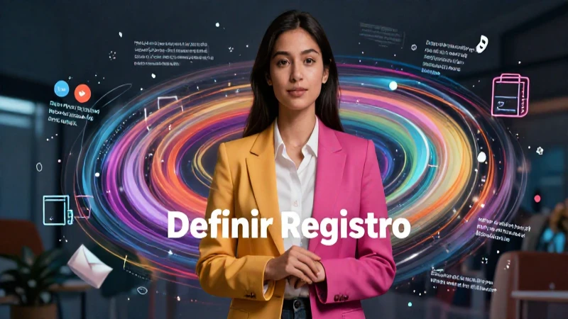 Definir Registro: Concepto y Uso de Registrar en Contexto 6 Educador moderno ilustrando conceptos lingüísticos dinámicos