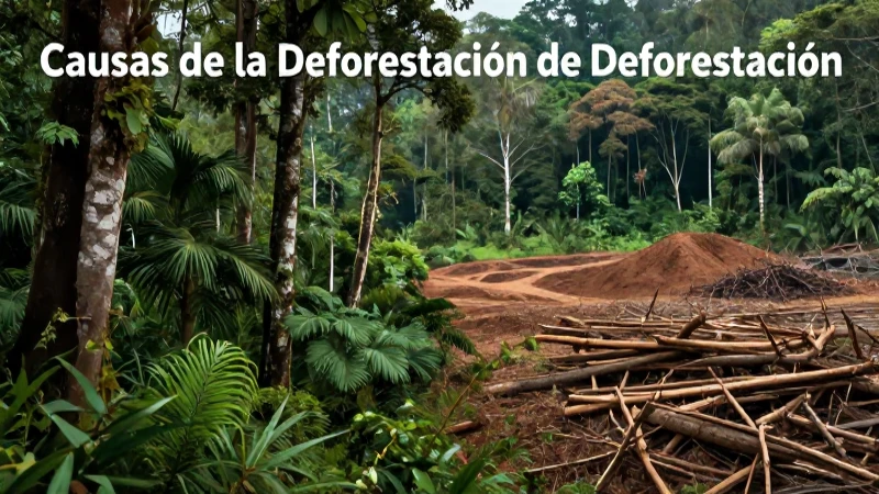 Bosque vibrante versus sitio de tala