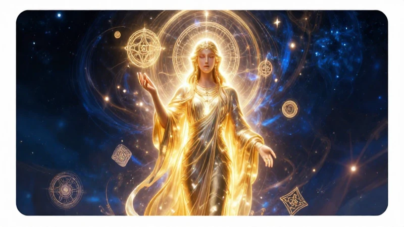 Sabiduría divina y energía cósmica vibrante