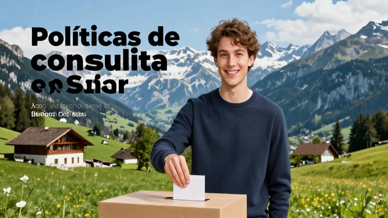 Suiza: democracia directa y ciudadanía activa