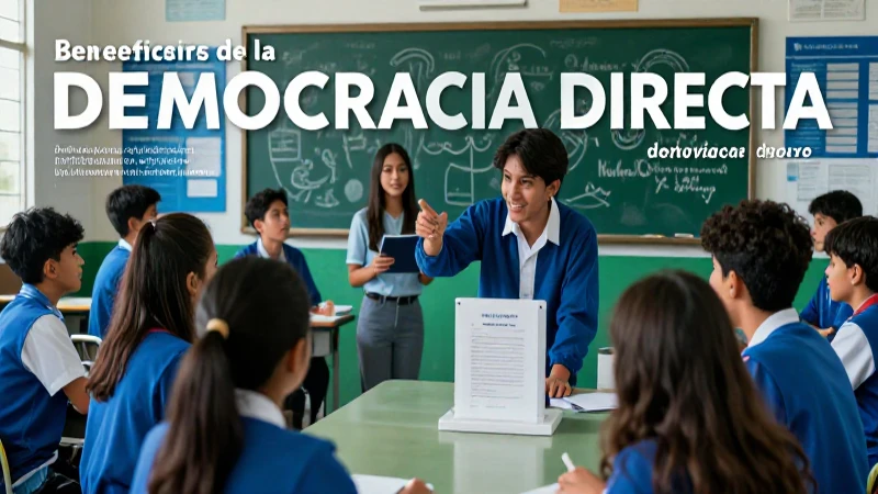 Conoce cómo funciona y beneficios de la democracia directa 3 Beneficios y funcionamiento de la democracia directa