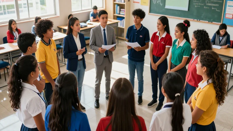 Estudiantes mexicanos exploran los principios democráticos