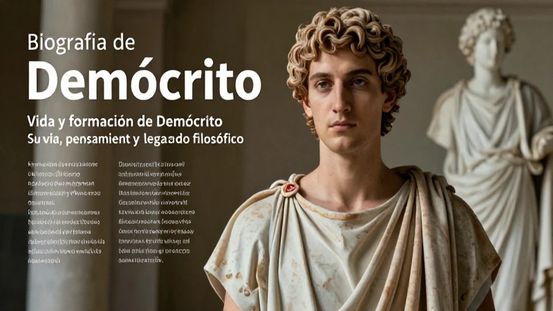 Demócrito: vida, pensamiento y legado filosófico