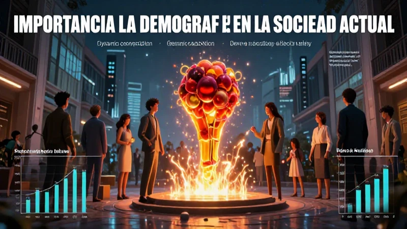 Demografía moderna: análisis visual e importante