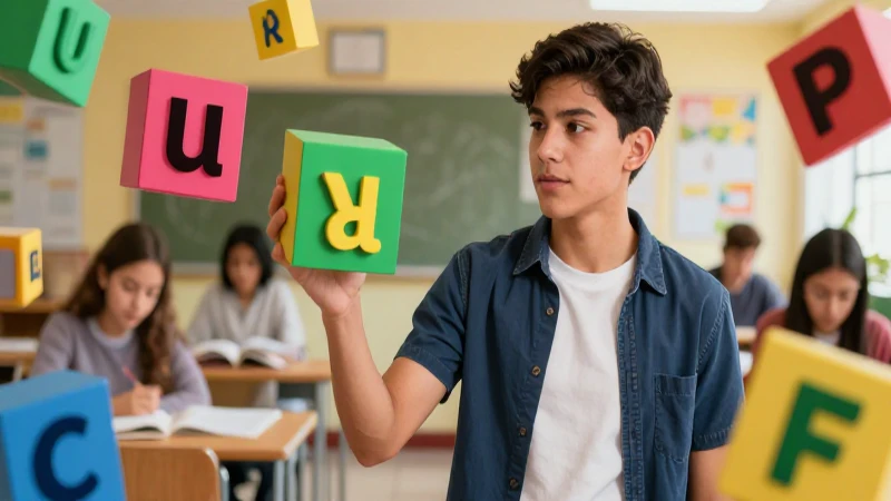 Demostrativos: 50 Ejemplos de Pronombres Demostrativos 15 Joven estudiante mexicano en entorno educativo vibrante