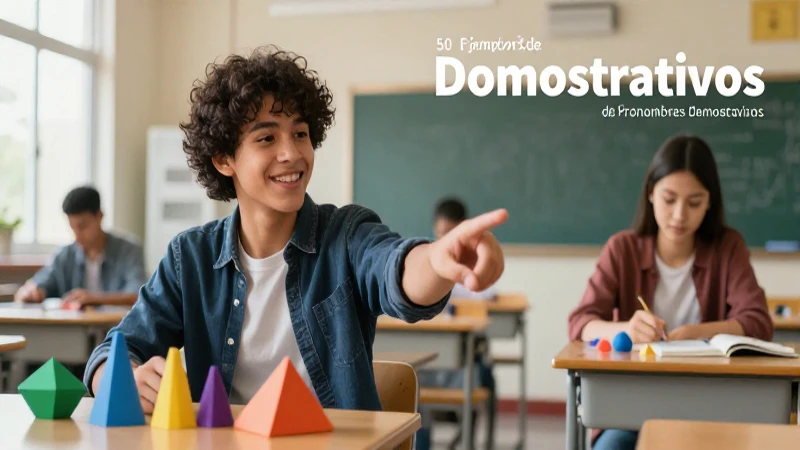 Demostrativos: 50 Ejemplos de Pronombres Demostrativos 9 Diferencia entre pronombres y adjetivos demostrativos