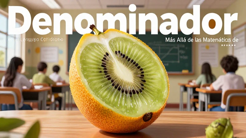 Visualización del denominador en contextos educativos modernos