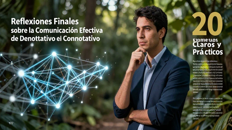 Denotativo y Connotativo: 20 Ejemplos Claros y Prácticos 14 Comunicación efectiva: consejos prácticos y visuales