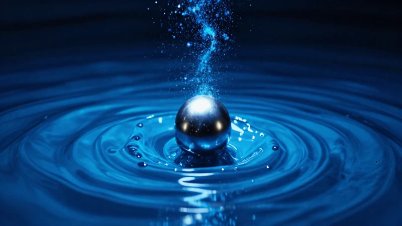 Visualización científica de densidad de fluidos azul