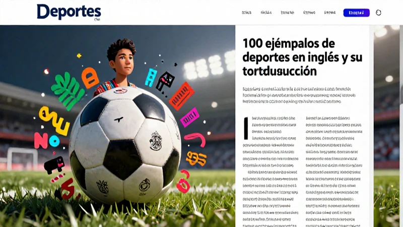 Ilustración dinámica sobre deportes y aprendizaje cultural